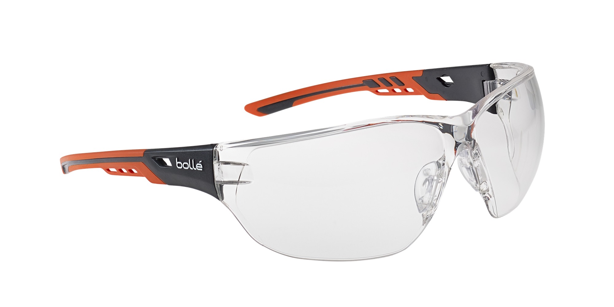 Bolle Safety NESS+ Anti-Mist UV Safety Glasses, Clear Polycarbonate Lens