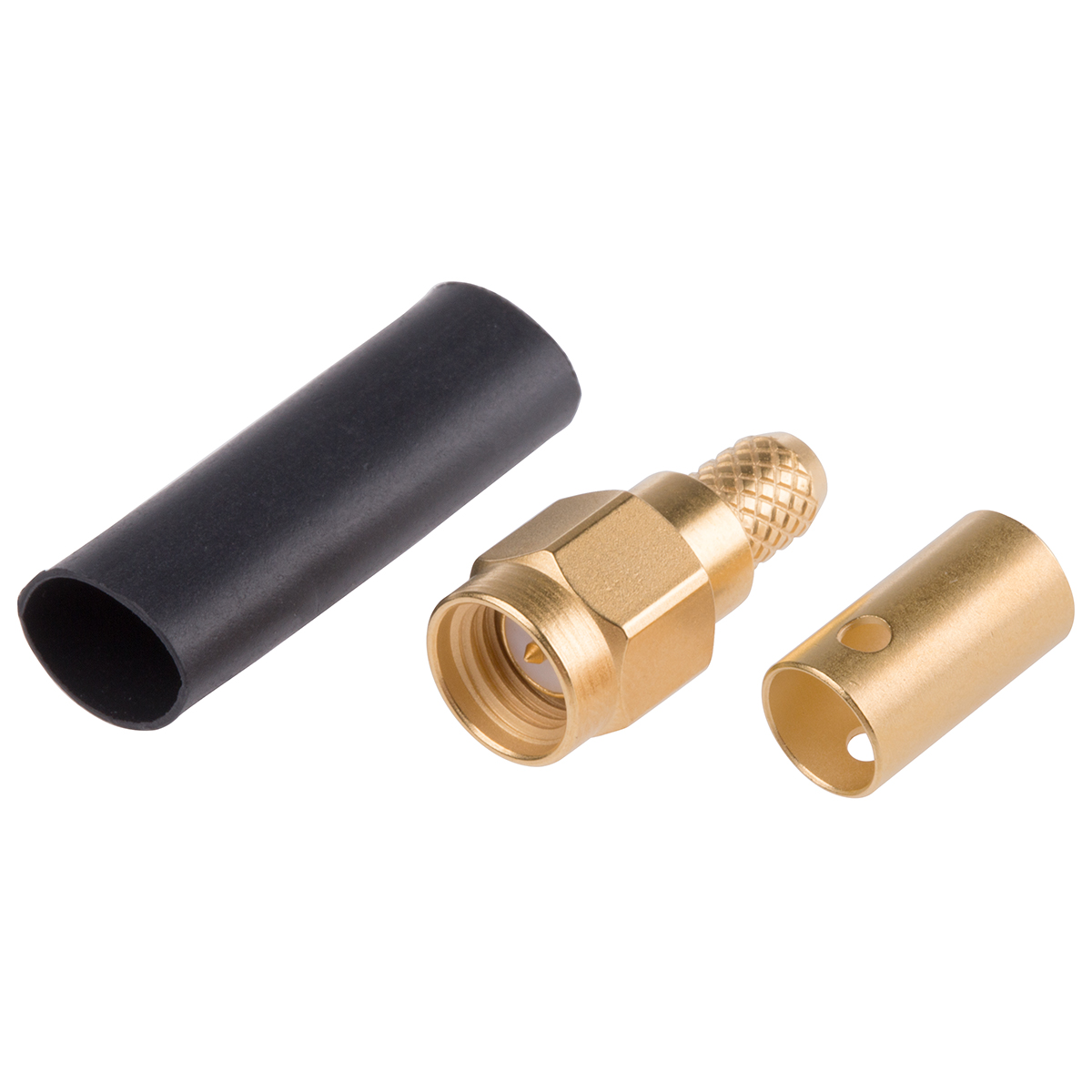 Radiall, Plug Cable Mount SMA Connector, 50Ω, Crimp Termination, Straight Body