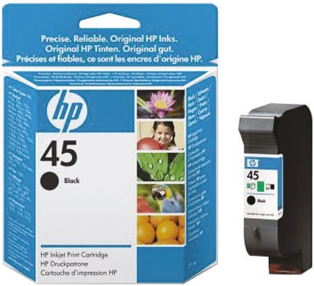 Hewlett Packard 45 Black Ink Cartridge