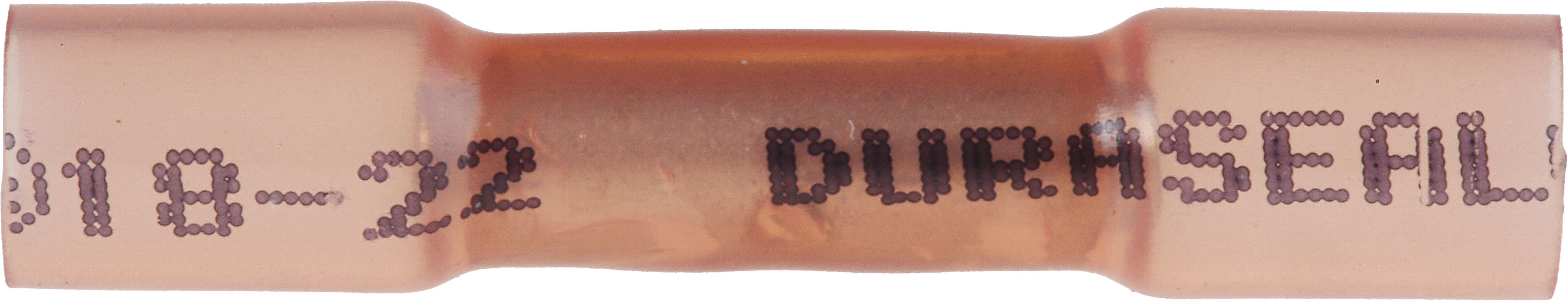 TE Connectivity, DuraSeal Butt Splice Connector, Red, Insulated, Tin 22 → 18 AWG