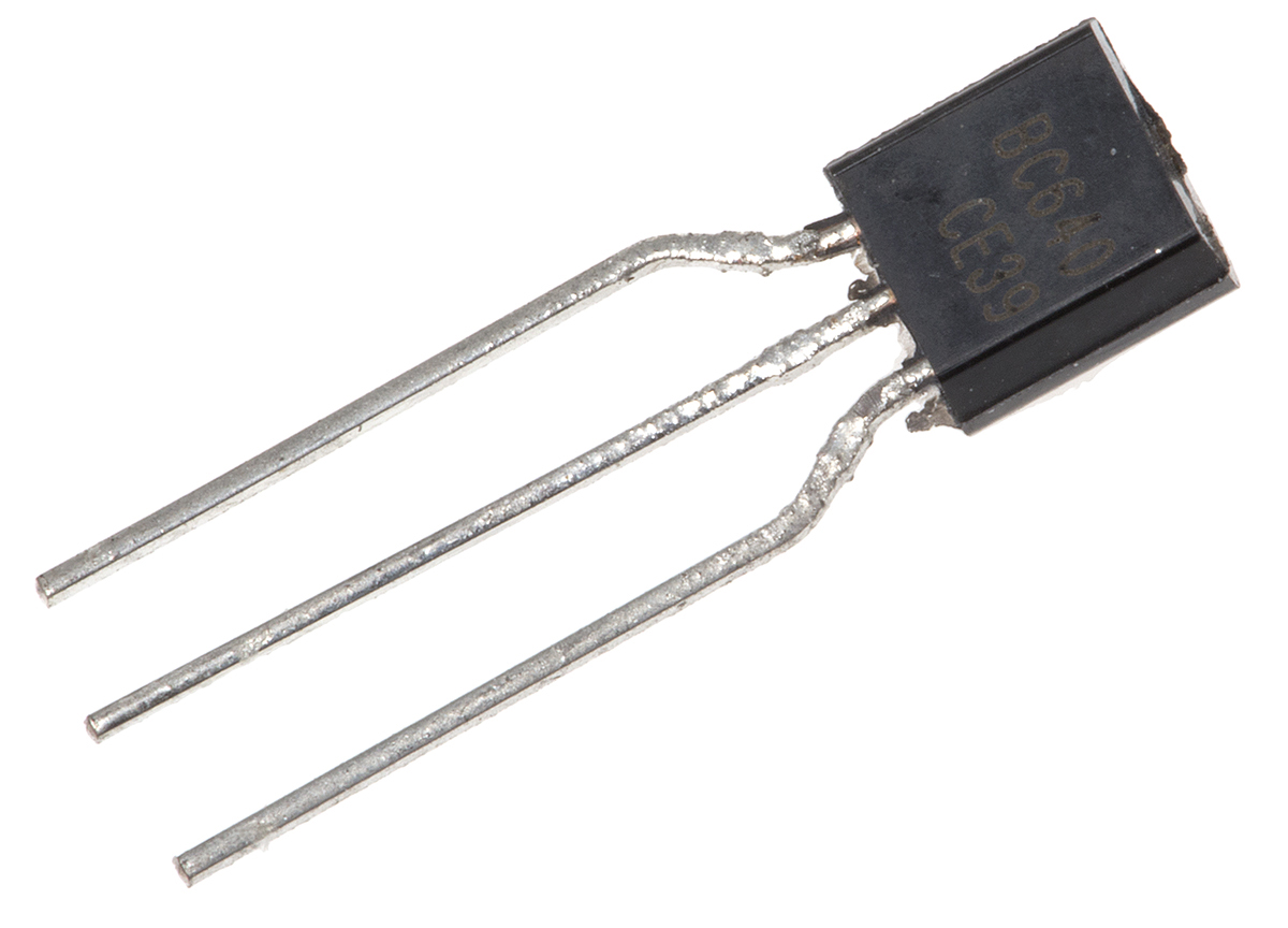 onsemi BC640TA PNP Transistor, -1 A, -100 V, 3-Pin TO-92