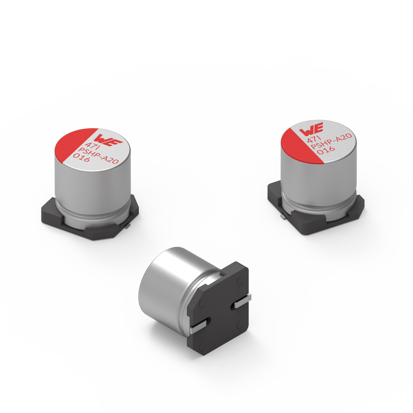 Wurth Elektronik 22μF Surface Mount Polymer Capacitor, 100V dc