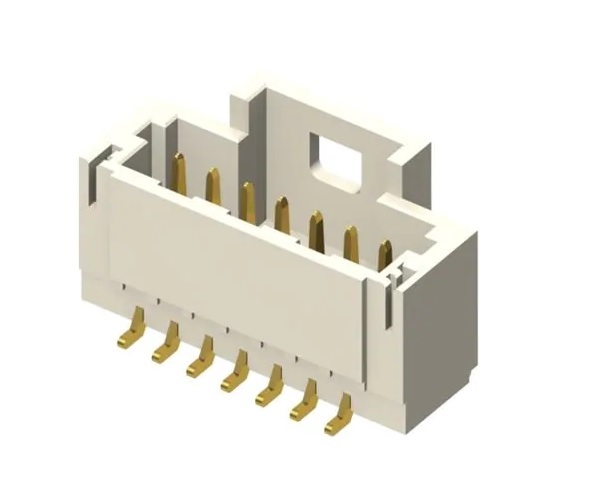 Samtec T1M Series Vertical Surface PCB Header, 6 Contact(s), 1 mm Pitch, 1 Row, Shrouded