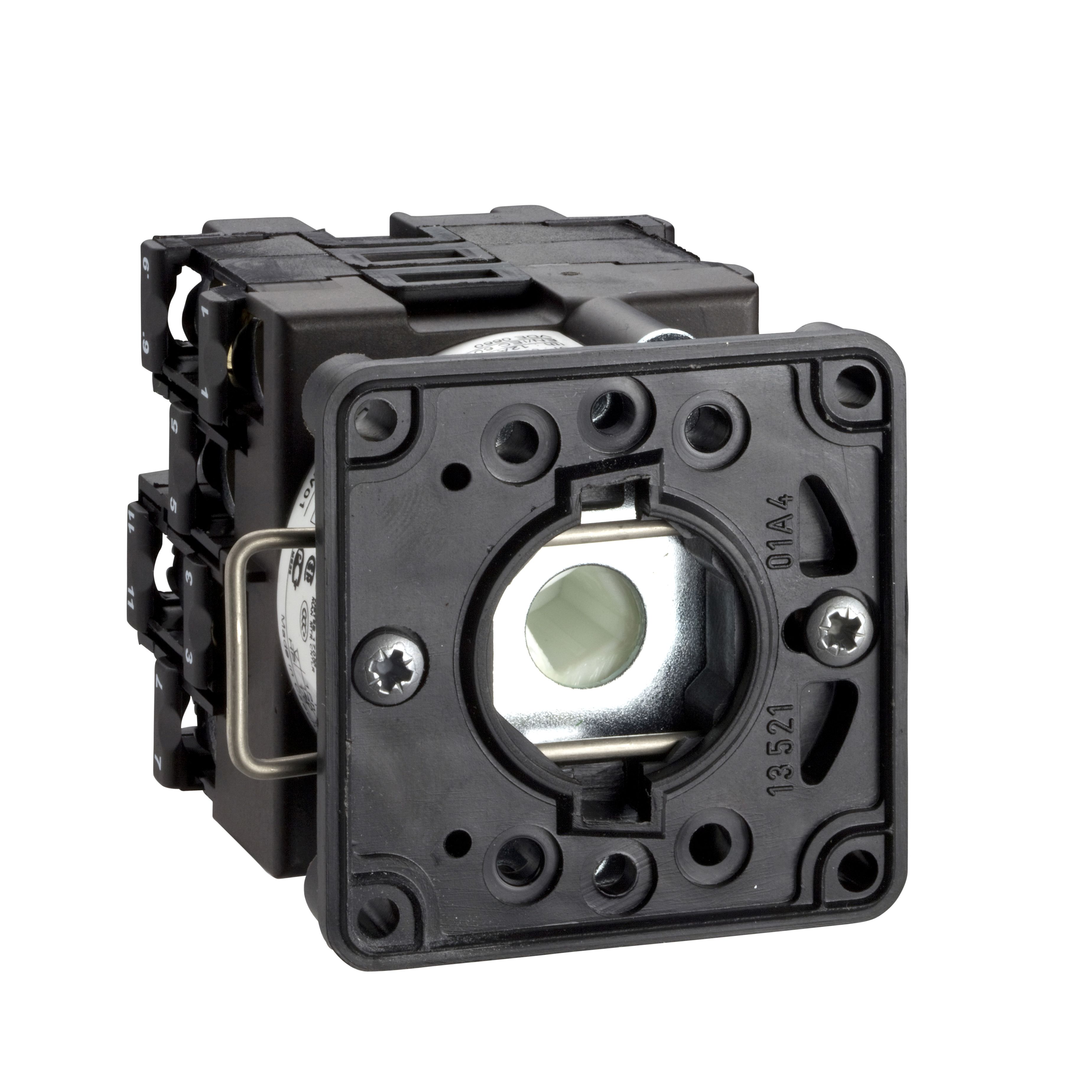 Schneider Electric, 5P 5 Position 30° Cam Switch Body, 690V ac, 12A