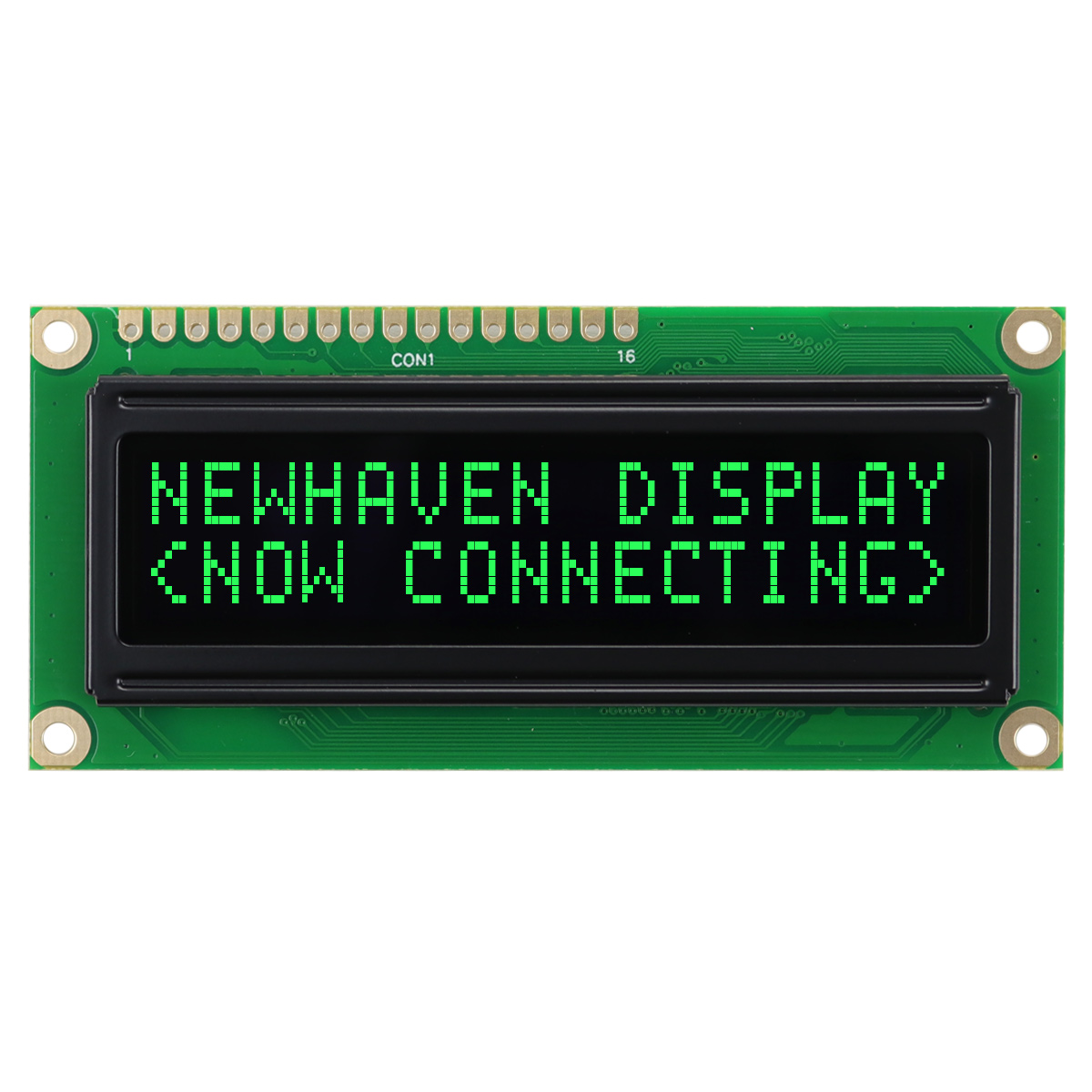 NEWHAVEN DISPLAY INTERNATIONAL Green Passive matrix OLED Display PCB Mount Parallel, SPI Interface