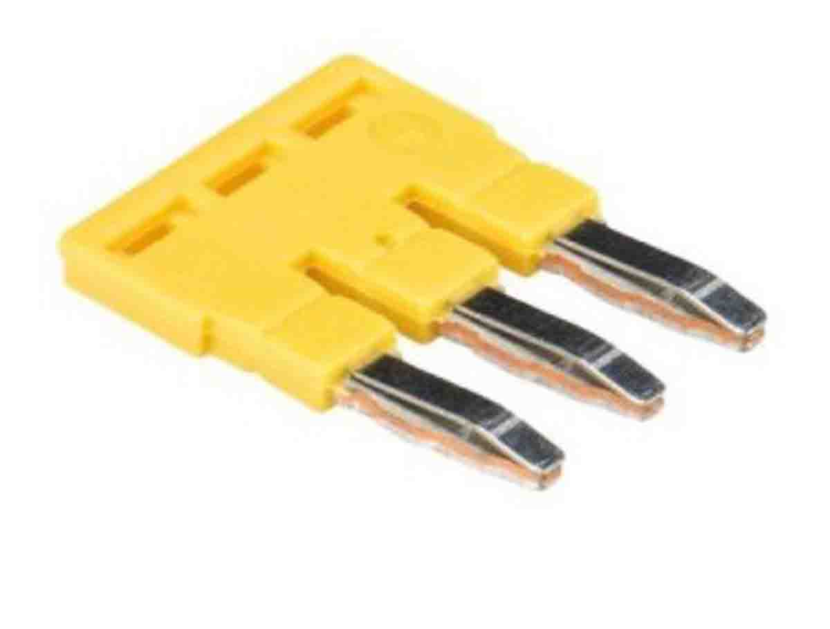 Wieland IVB WKF 4 Series Jumper Bar for Use with DIN rail terminal blocks type WKF, ATEX