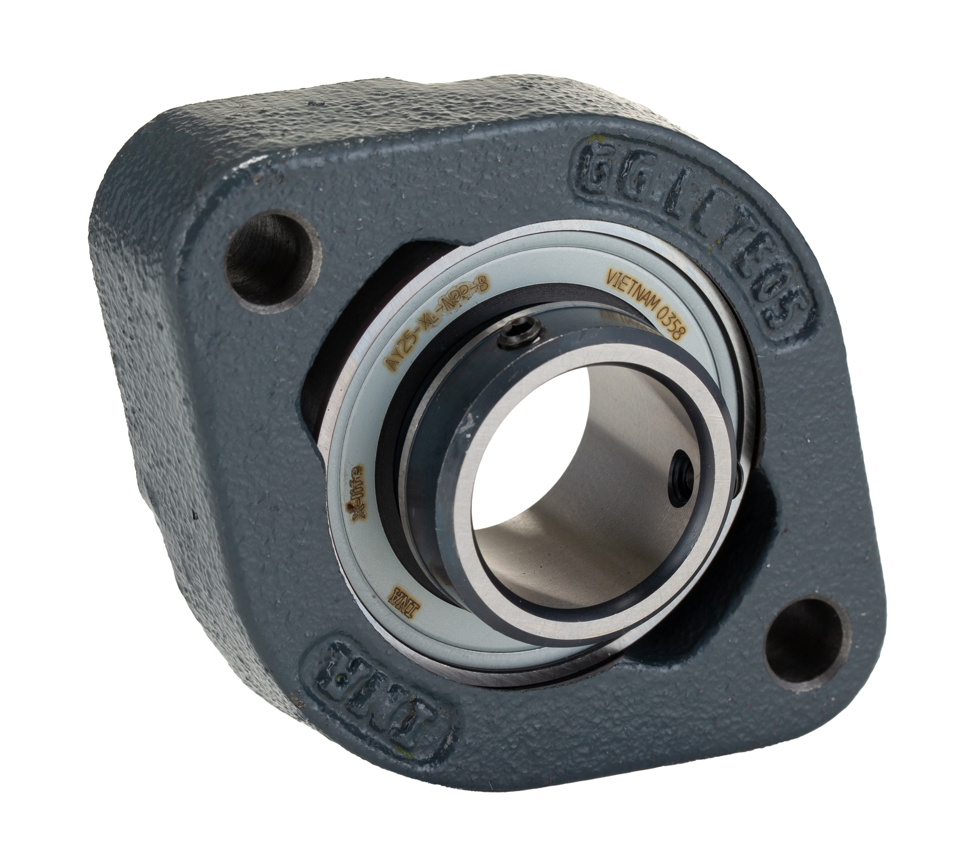 2 Hole Flange Bearing Unit, FLCTEY25-XL, 25mm ID