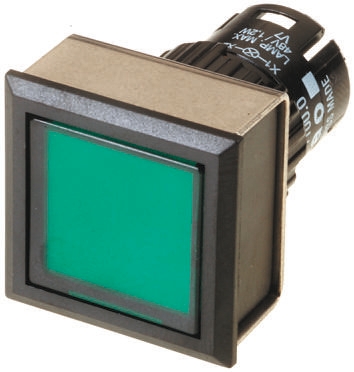 EAO Green Momentary Push Button Head, IP65
