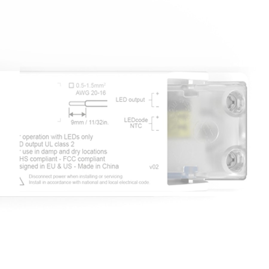 eldoLED LED Driver, 2 → 55V Output, 30W Output, 150 → 1400mA Output, Constant Current Dimmable