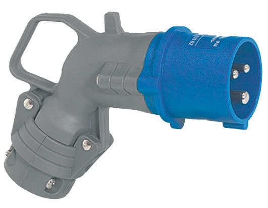 Legrand, HYPRA IP44 Blue Cable Mount 2P + E Right Angle Industrial Power Plug, Rated At 16A, 230 V