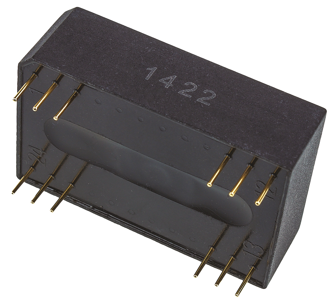 TRACOPOWER TEL 3 DC-DC Converter, ±15V dc/ ±100mA Output, 9 → 18 V dc Input, 3W, Through Hole, +85°C Max Temp