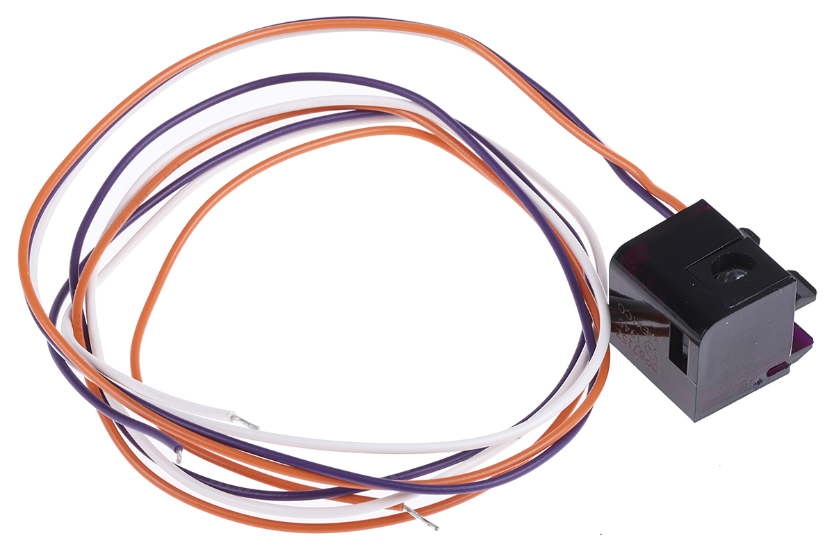Optek Retroreflective Photoelectric Sensor, Block Sensor, 12.7 mm Detection Range