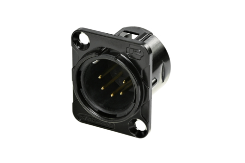 Re-An Products Socket Mount XLR Connector, Male, 5 Way