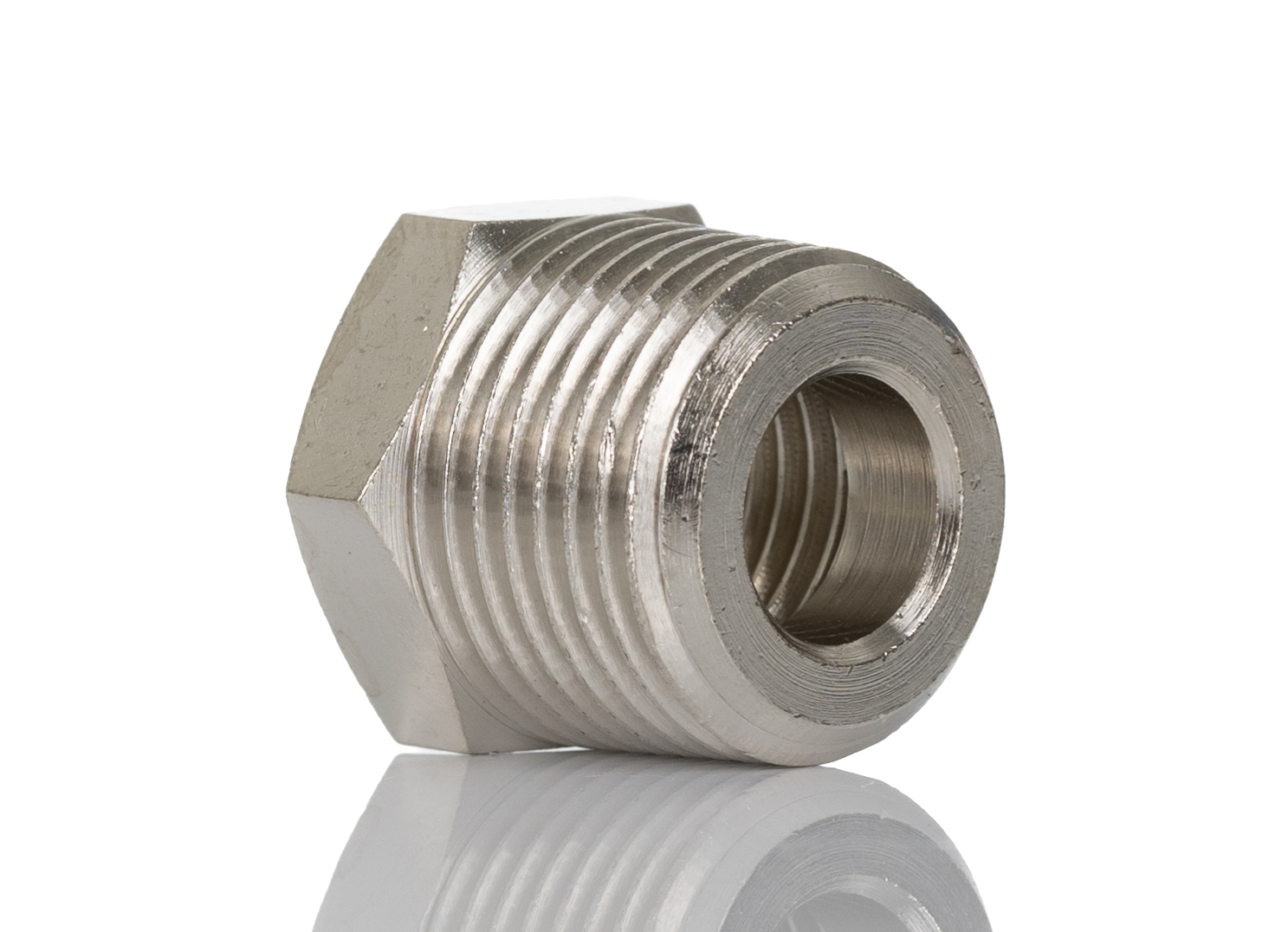 Legris LF3000 Series Straight Threaded Adaptor, R 3/8 Male to G 1/4 Female, Threaded Connection Style