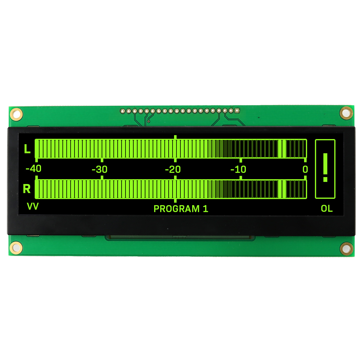NEWHAVEN DISPLAY INTERNATIONAL 5.5in Green Passive matrix OLED Display 256 x 64pixels PCB Mount Serial/Parallel