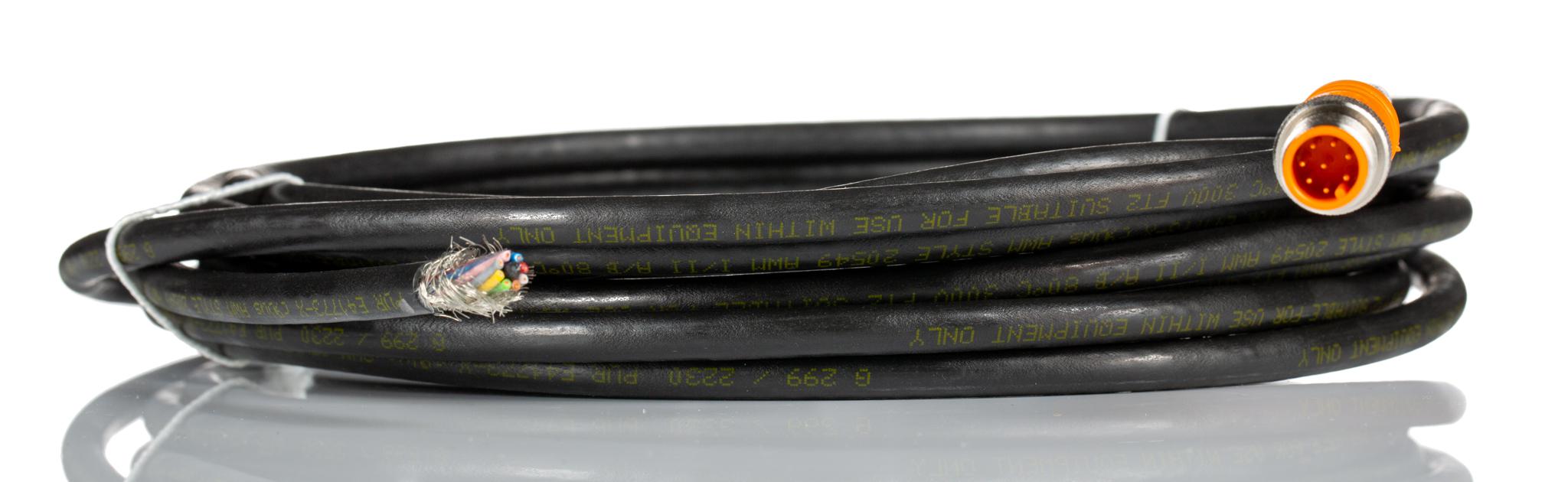 Lumberg Automation Male 8 way M12 to Female Free End Sensor Actuator Cable