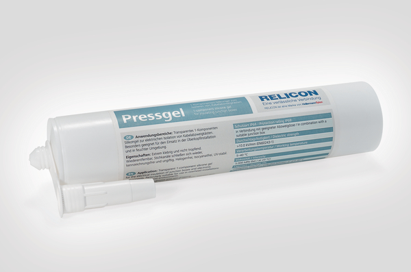 HellermannTyton 435-00838 PRESSGEL-SI-CL Transparent Silicone Silicone Sealant 310 ml