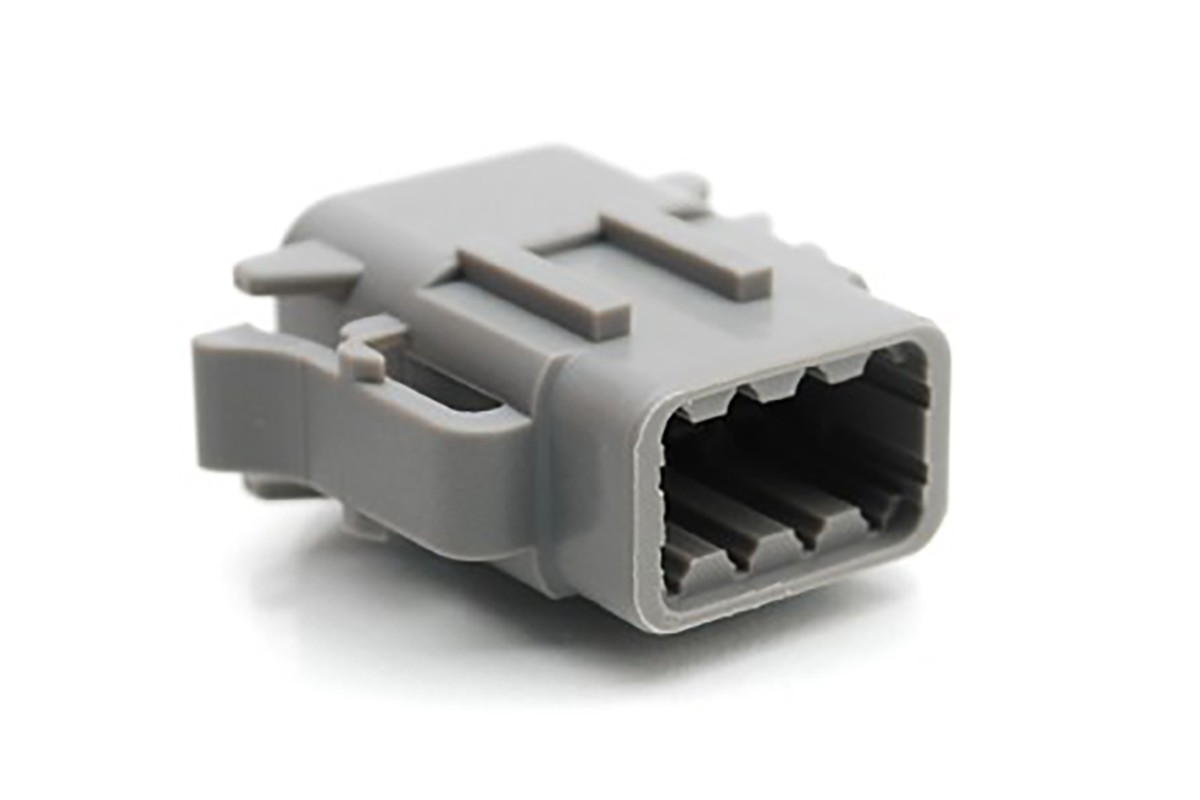 Amphenol Industrial, ATM Automotive Connector Plug Grey Cable Mount 8 Way, Crimp Termination ATM06-08SA