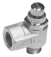 SMC AS Series Threaded Flow Regulator, UNF 10-32 Inlet Port x UNF 10-32 Outlet Port
