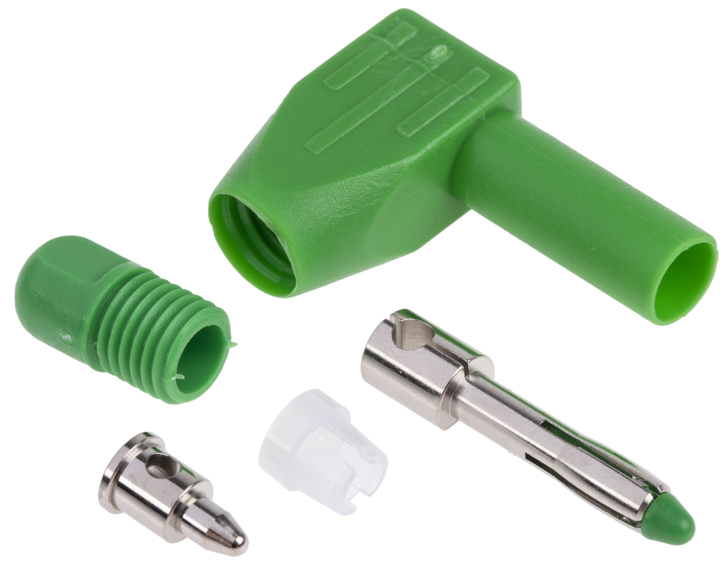 RS PRO Green Male Banana Plug, 4 mm Connector, Solder Termination, 20A, 1000V