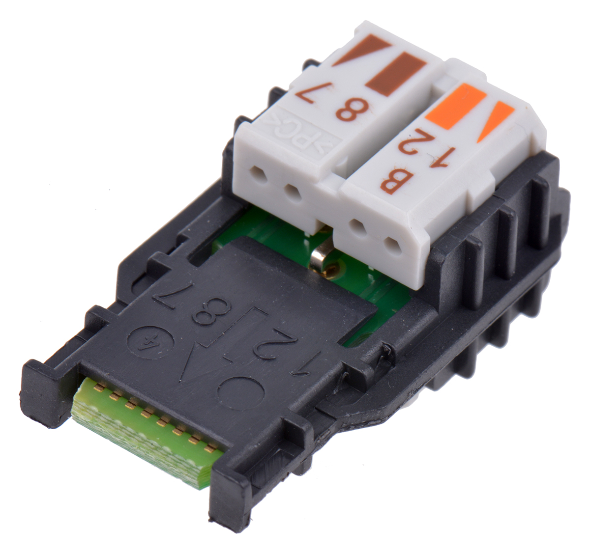 Telegartner, MFP8 Wire Manager for use with MFP8 RJ45 Plug and AWG26/1-AWG24/1, AWG27/7-AWG24/7 cables