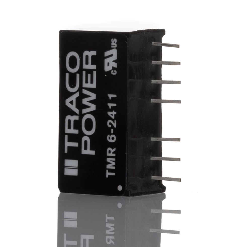TRACOPOWER TMR 6 DC-DC Converter, 5V dc/ 1.2A Output, 18 → 36 V dc Input, 6W, PCB Mount, +78°C Max Temp -40°C