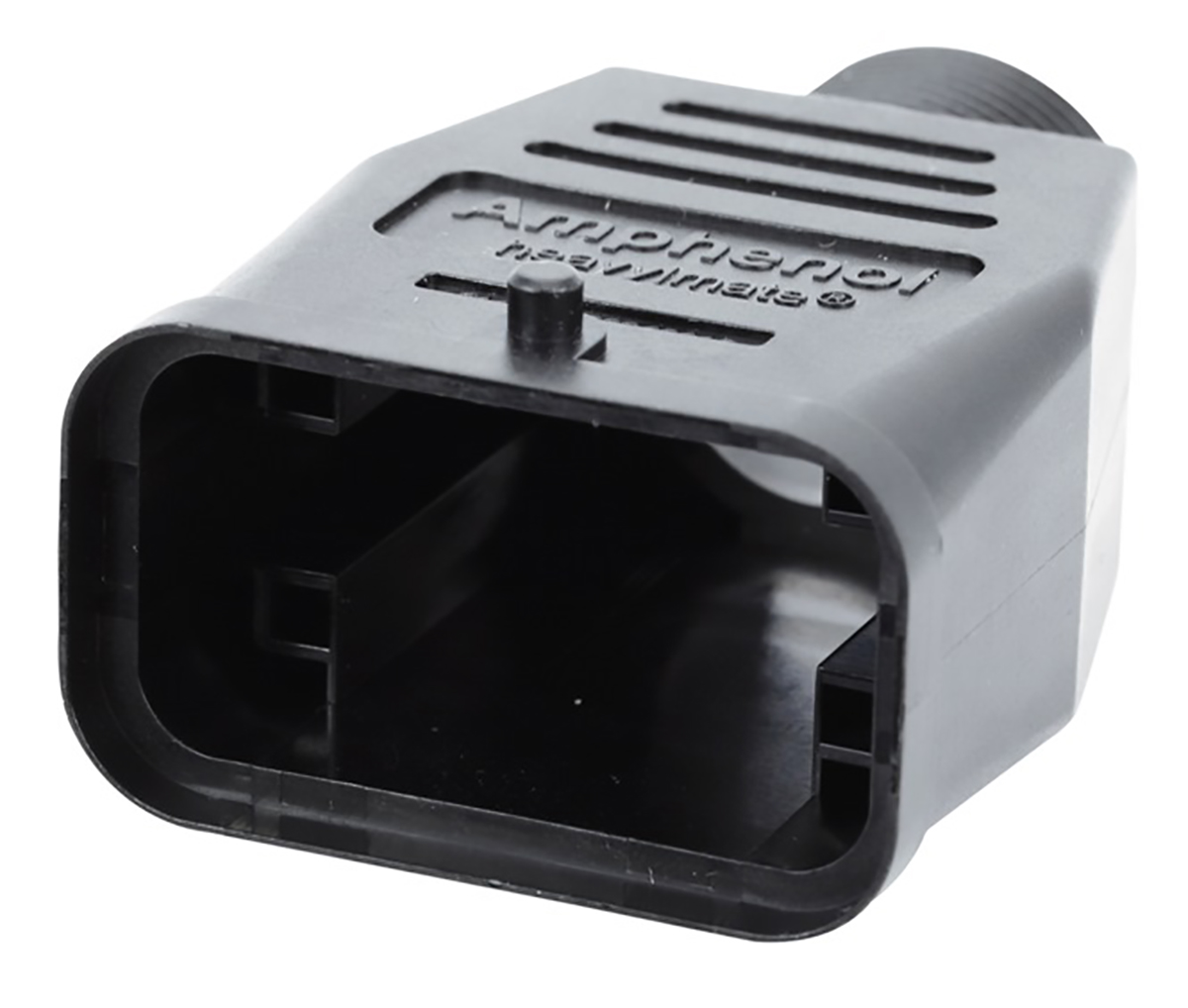 Amphenol Industrial Heavy Mate Q Heavy Duty Power Connector Hood, M25 x 1.5 Thread, Straight Heavy Mate Range