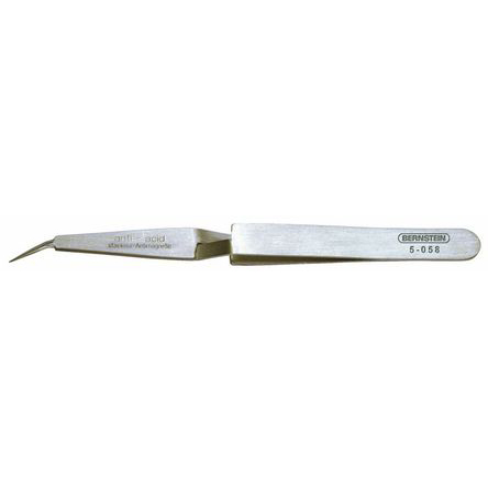 Bernstein 120 mm, Stainless Steel, Pointed, Tweezers