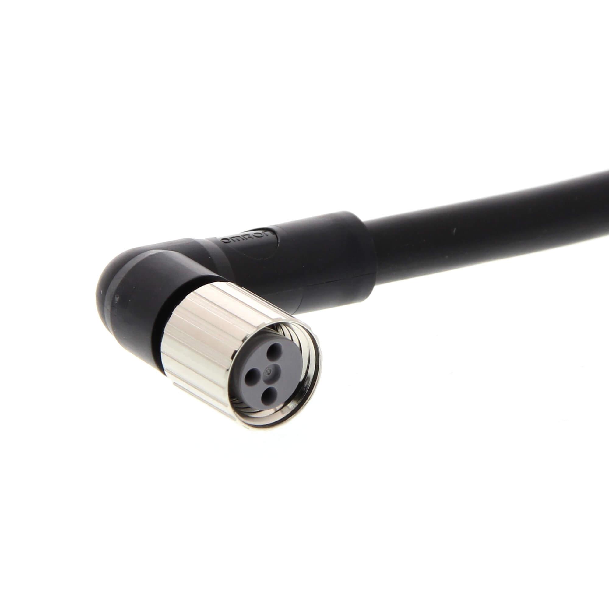 Omron Female 3 way M8 to Unterminated Free End Sensor Actuator Cable, 5 m