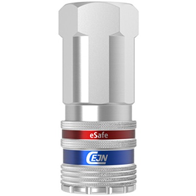 CEJN Zinc Plated Steel Female Pneumatic Quick Connect Coupling, 3/4 in Female BSPP Threaded