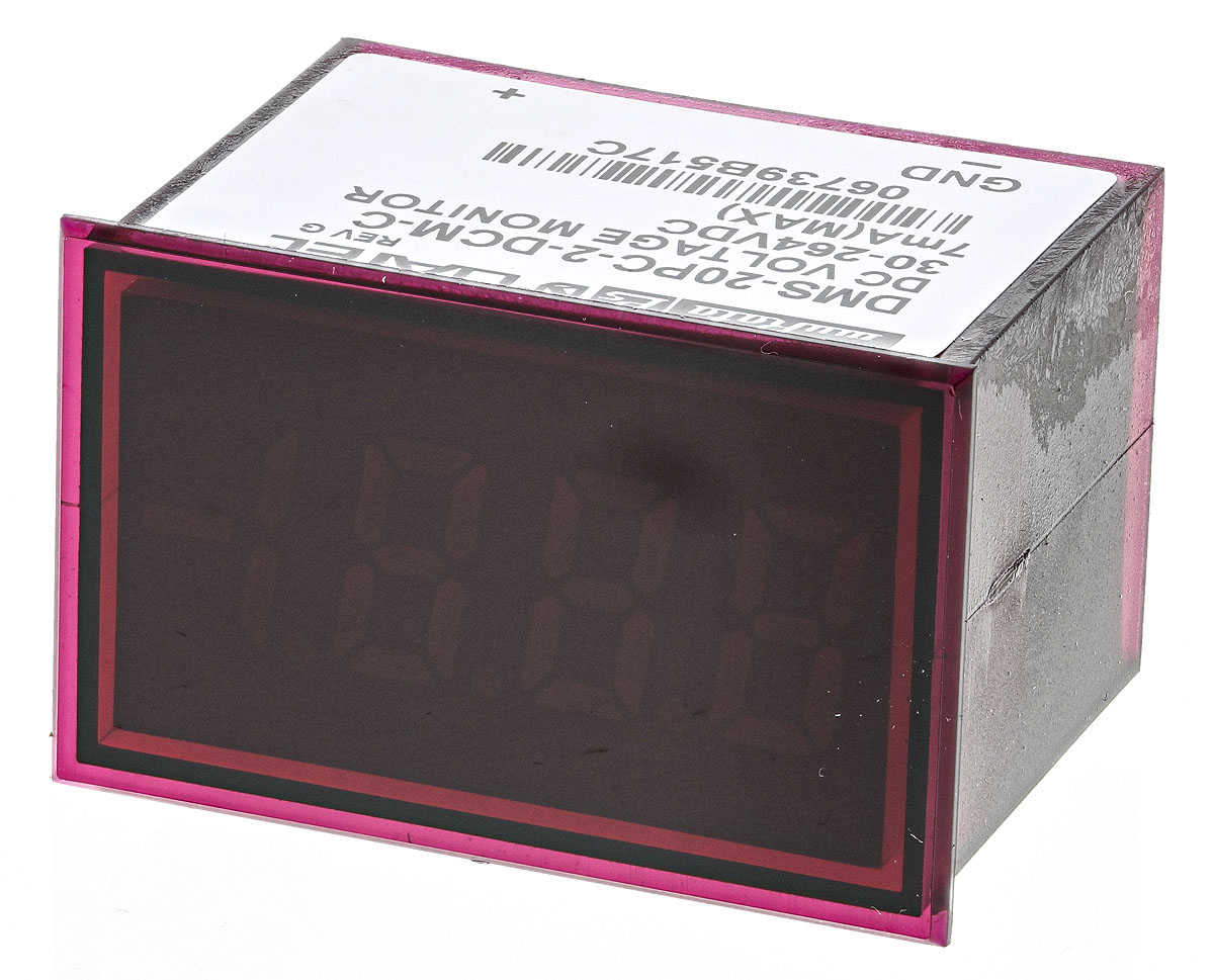 Murata Power Solutions Digital Voltmeter DC, LED Display 3, 3.5-Digits ±2 V