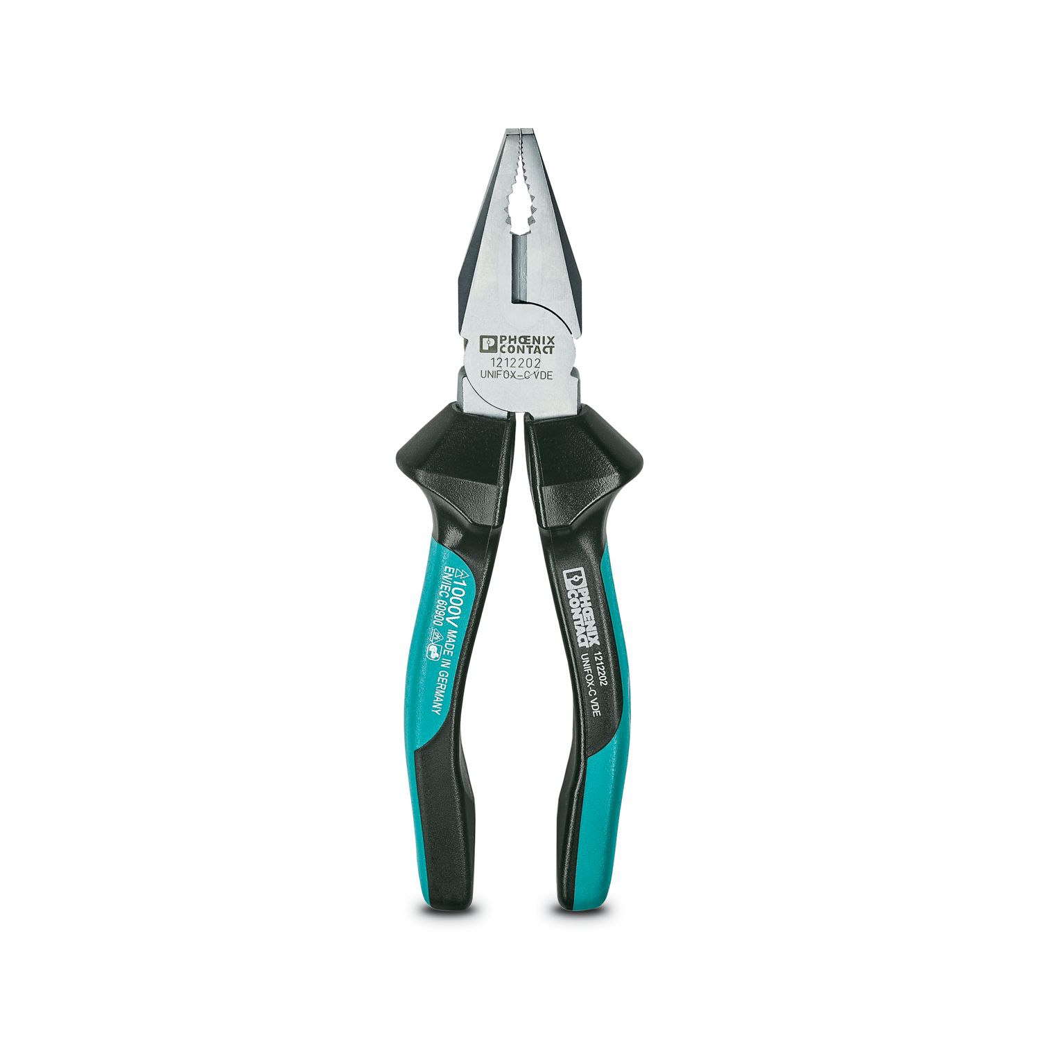 Phoenix Contact 1212202 Combination Pliers, 180 mm Overall, VDE/1000V