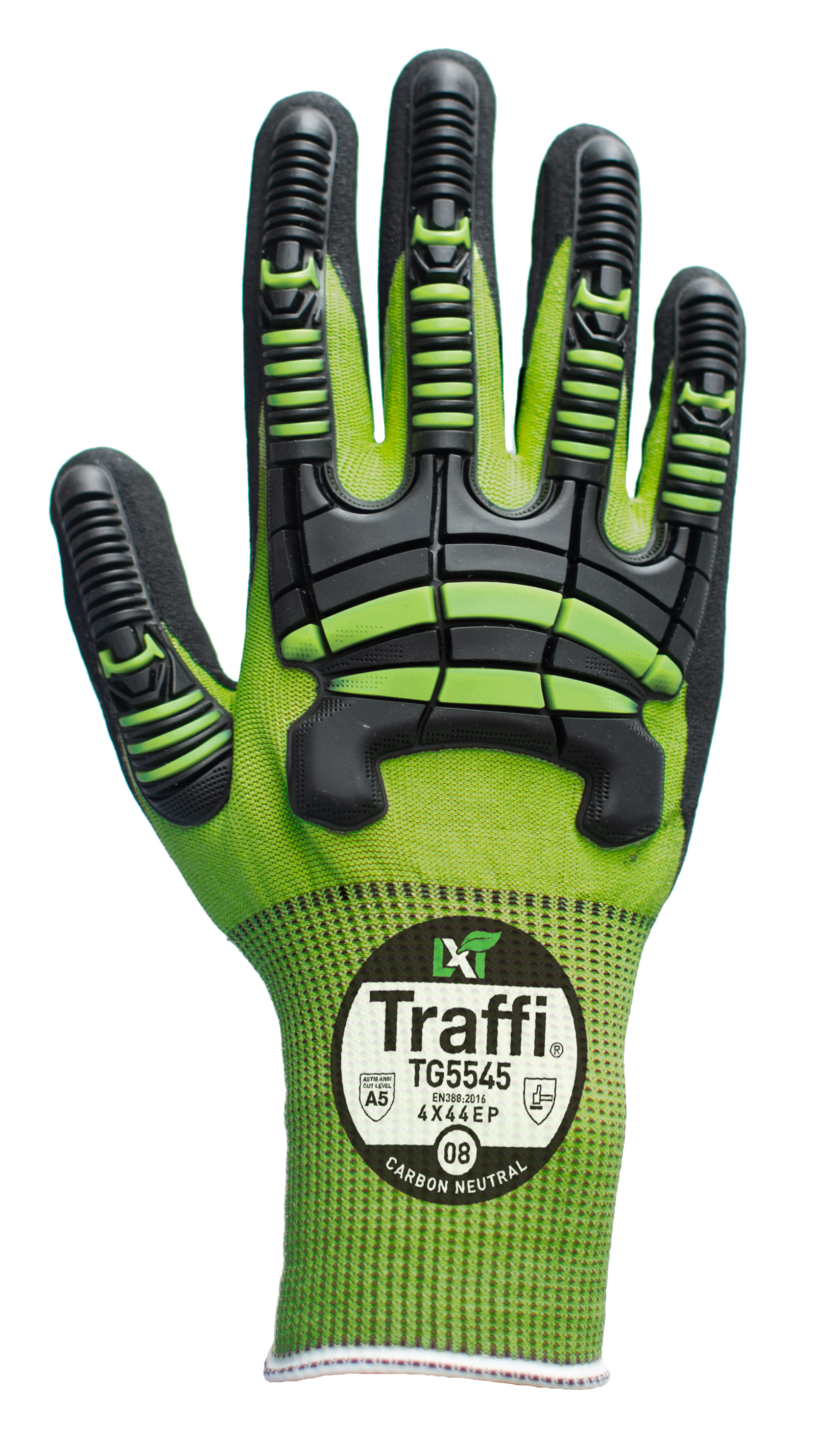 Traffi TG5545 Green Elastane, Glass, High Performance Polyethylene, Nylon, Polyester, Steel Elastane, HPPE, Polyester,
