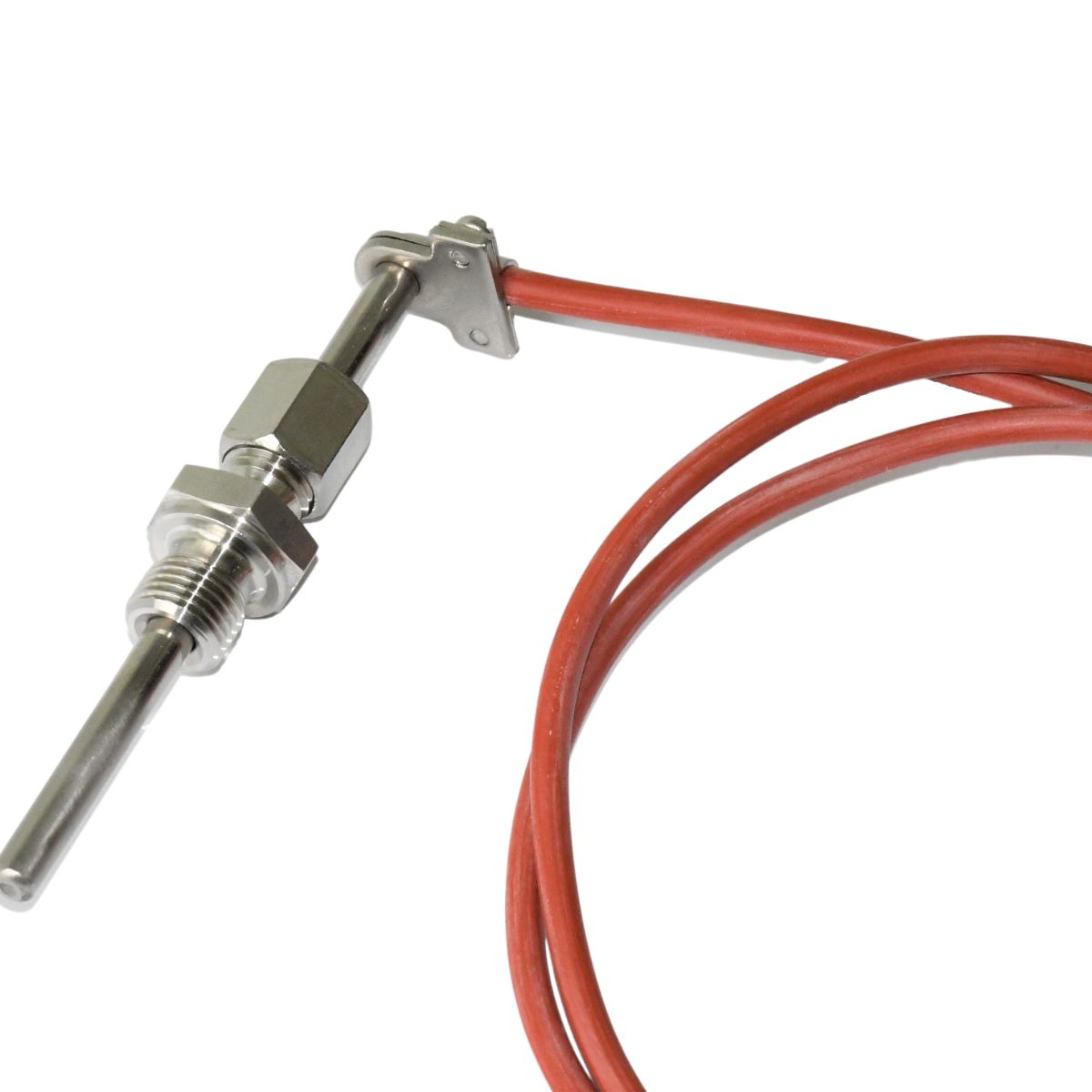 Electrotherm PT100 RTD Sensor, 6mm Dia, 100mm Long, 2 Wire, G1/4, F0.3 +400°C Max