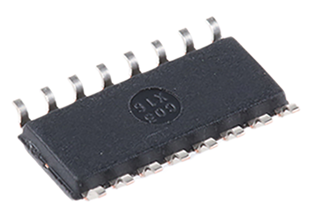 Texas Instruments SN74HC595DR 8-stage Surface Mount Shift Register HC, 16-Pin SOIC