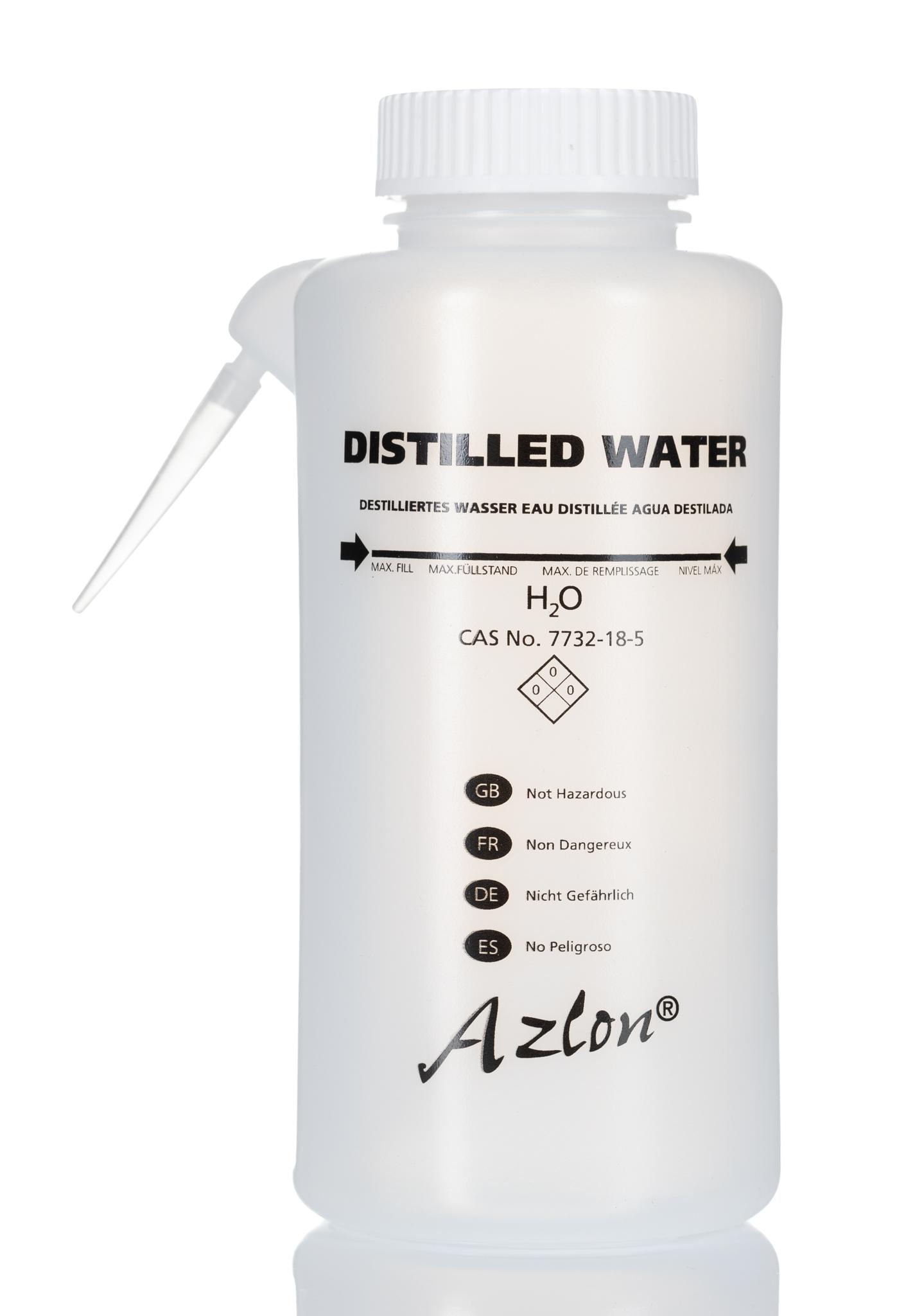 RS PRO 500ml LDPE Wide Neck Wash Bottle