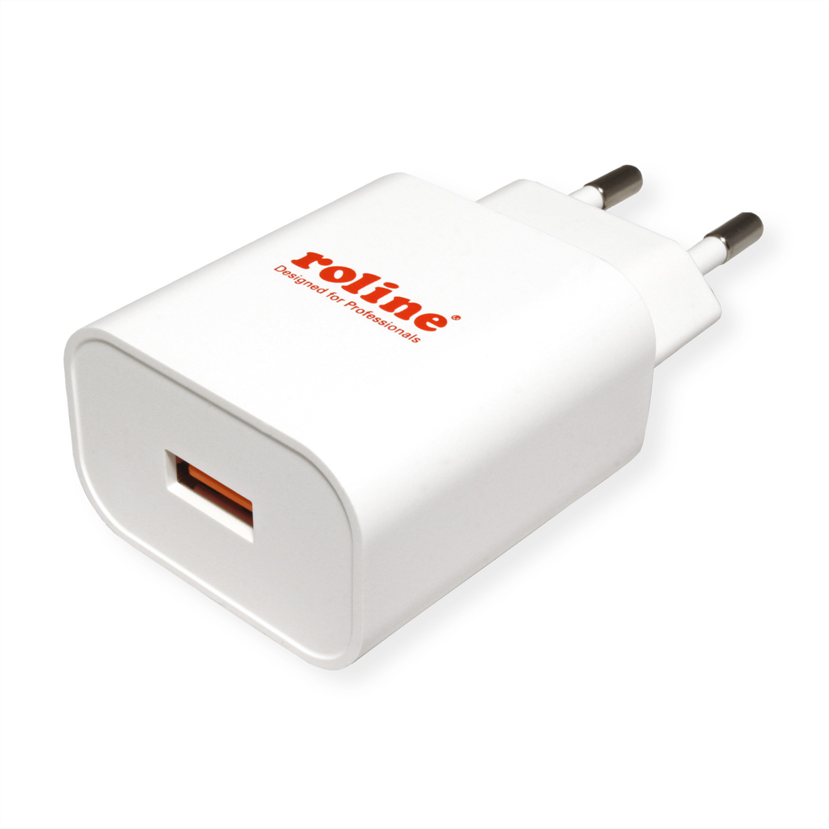 Roline Mobile Phone Charger, Charger, White