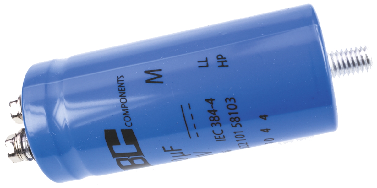 Vishay 10000μF Aluminium Electrolytic Capacitor 63V dc, Screw Terminal - MAL210158103E3