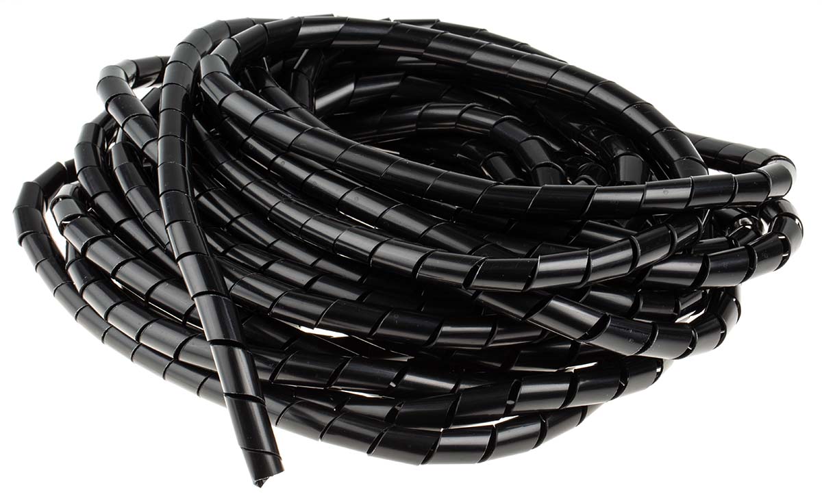 RS PRO Spiral Wrap, I.D 12mm, 35mm Nylon