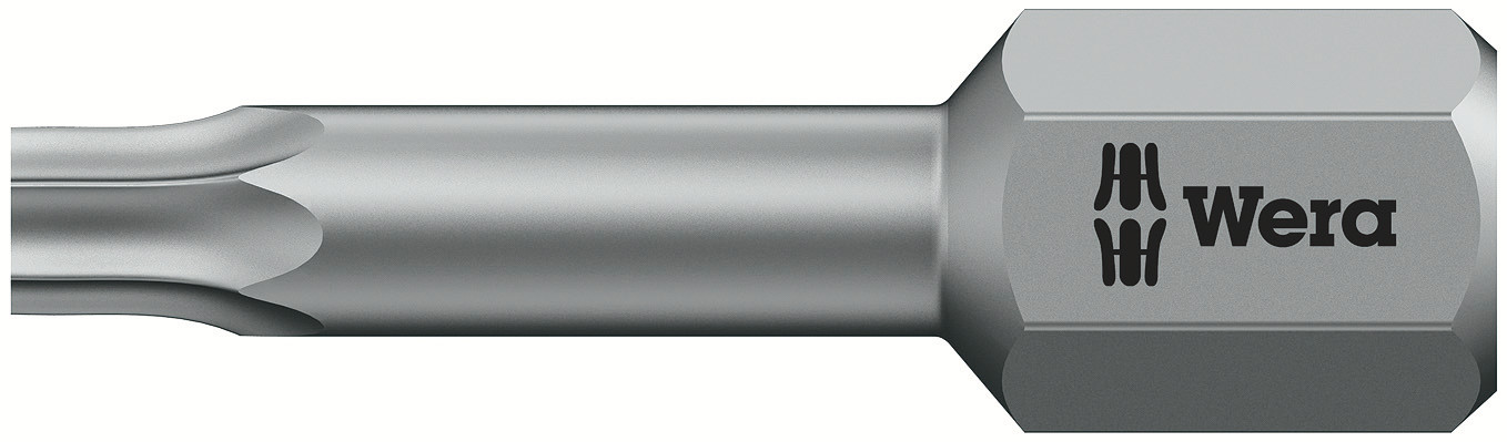 Wera Torx Screwdriver Bit, TX 10 Tip, 25 mm, 25 mm Overall