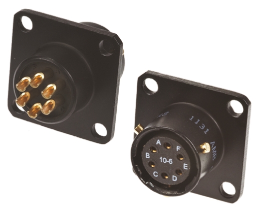 Amphenol Limited, 62LC, Copper 19 Way Panel Mount MIL Spec Circular Connector, Socket Contacts,Shell Size 14, Bayonet