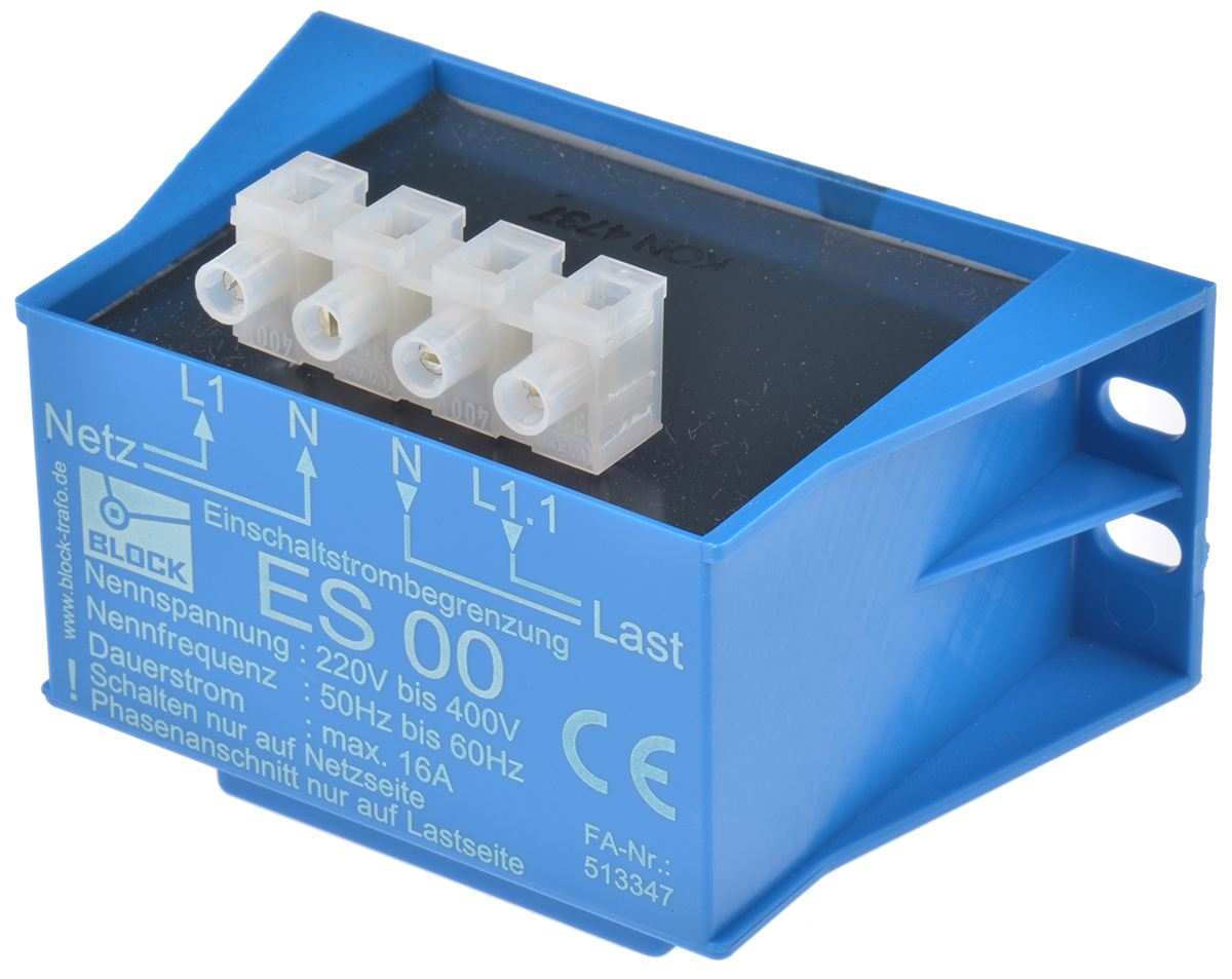 Block Voltage Suppressor 16A, Panel Mount