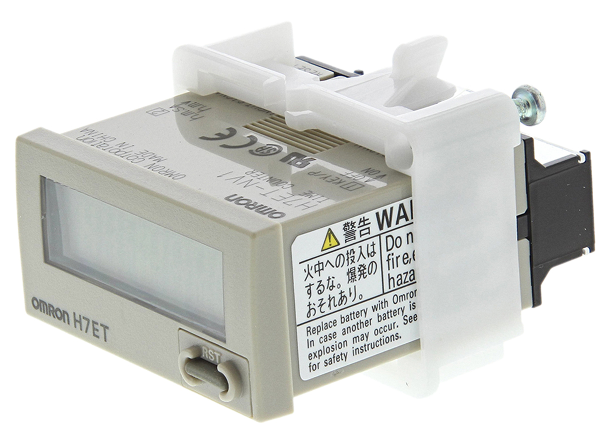 Omron H7E Counter, 7 Digit LCD, 4.5 → 30 V dc