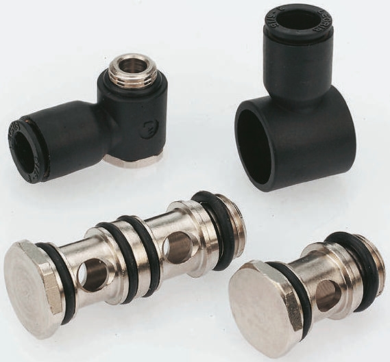 Legris LF3000 Series Banjo Threaded-to-Tube Adaptor, G 3/8 Male to Push In 8 mm, Threaded-to-Tube Connection Style