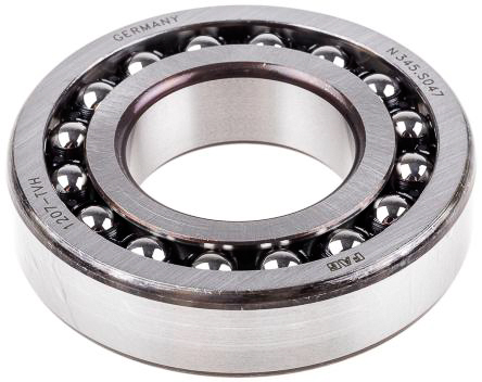 FAG 1207-K-TVH-C3 35 mm ID 2 Row Ball Bearing -, 72 mm OD