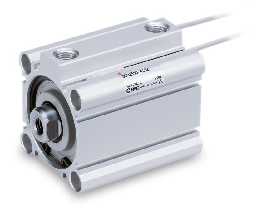 SMC Pneumatic Compact Cylinder - 5 mm Bore, 32 mm CQ2 Series, Double Acting Acting