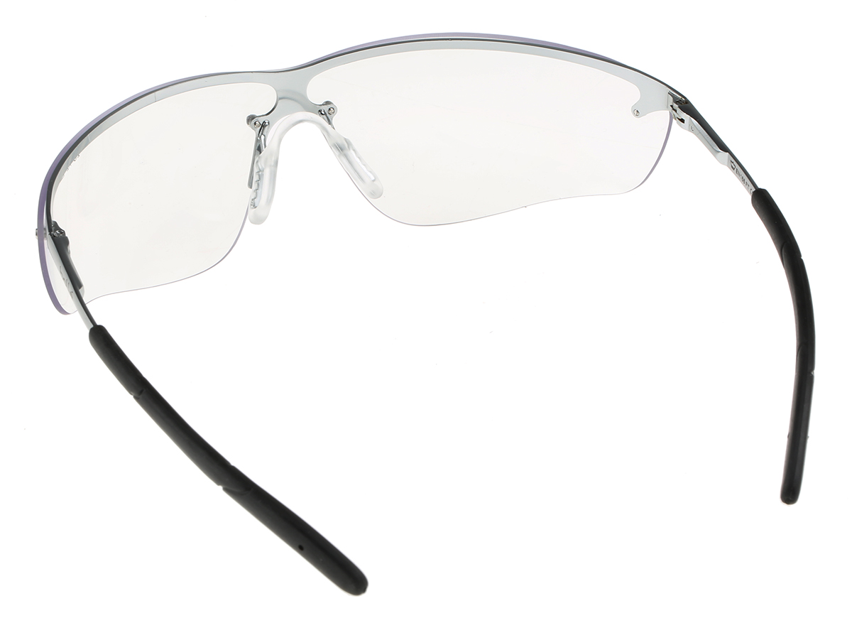 Bolle Safety SILIUM Anti-Mist UV Safety Glasses, Clear Polycarbonate Lens, Vented