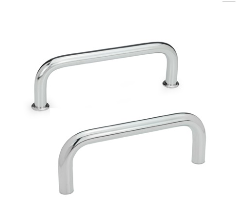 Ganter Natural Stainless Steel Handle 43 mm Height, 10mm Width, 115mm Length