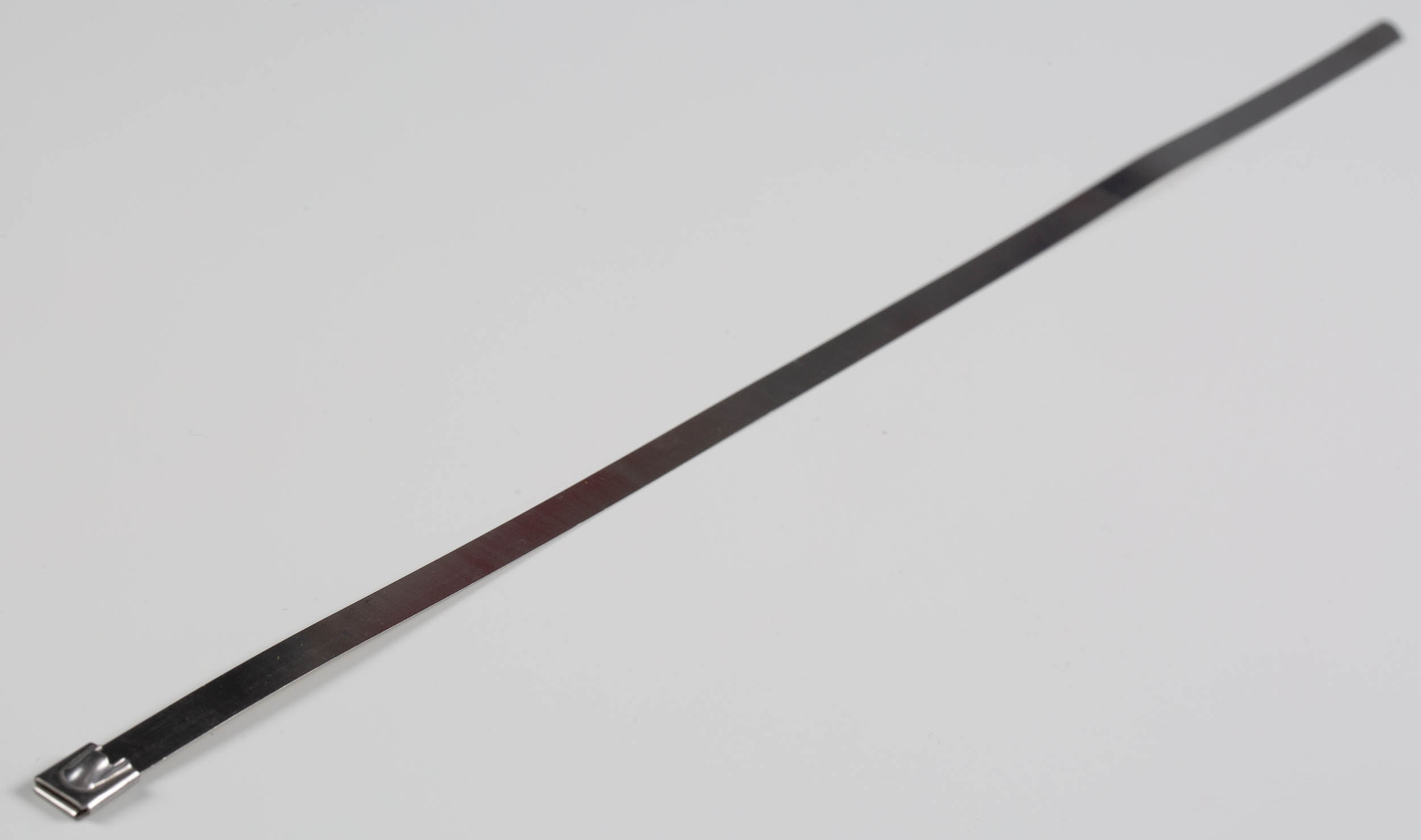 RS PRO Cable Tie, Roller Ball, 520mm x 7.9 mm, Metallic 316 Stainless Steel, Pk-100