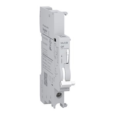 Schneider Electric Auxiliary Contact, 1 Contact, 1 C/O, Clip-On, Multi9 Multi9